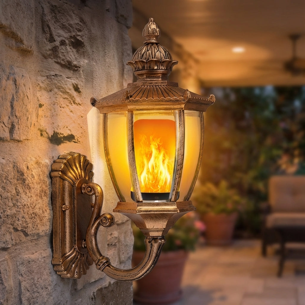 Green LED Cauldron Accent Lamp