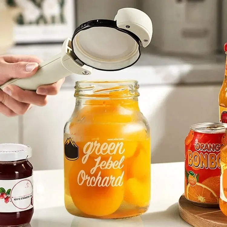 Magnetic Can Opener - Multifunctional, Safe & Effortless One-Touch Opening