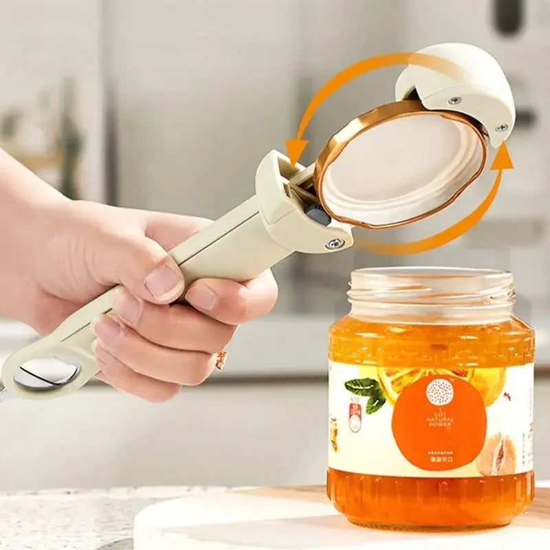 Magnetic Can Opener - Multifunctional, Safe & Effortless One-Touch Opening