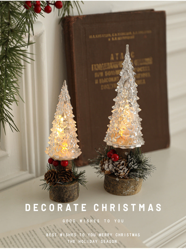 LED Christmas Lantern Table Lamp – Timeless Holiday Decoration