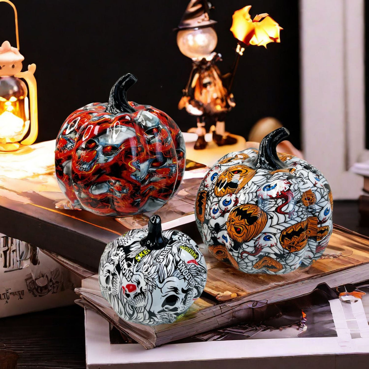 Halloween Pumpkin Figurine