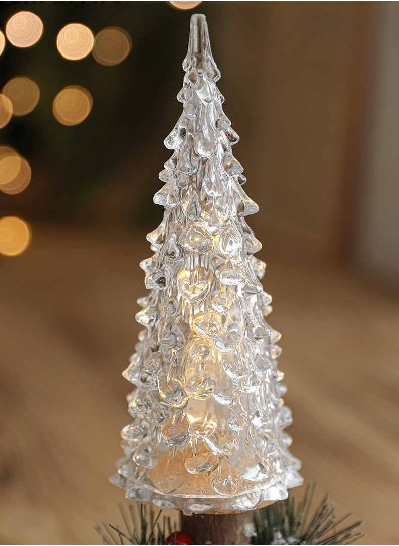 LED Christmas Lantern Table Lamp – Timeless Holiday Decoration