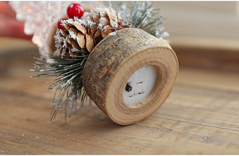 LED Christmas Lantern Table Lamp – Timeless Holiday Decoration