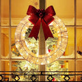 Luminous LED Metal Christmas Wreath 50cm