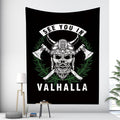 Viking-Themed Decorative Wall Tapestry