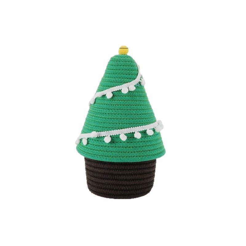 Decorative Christmas Tree Basket – Festive Storage Basket