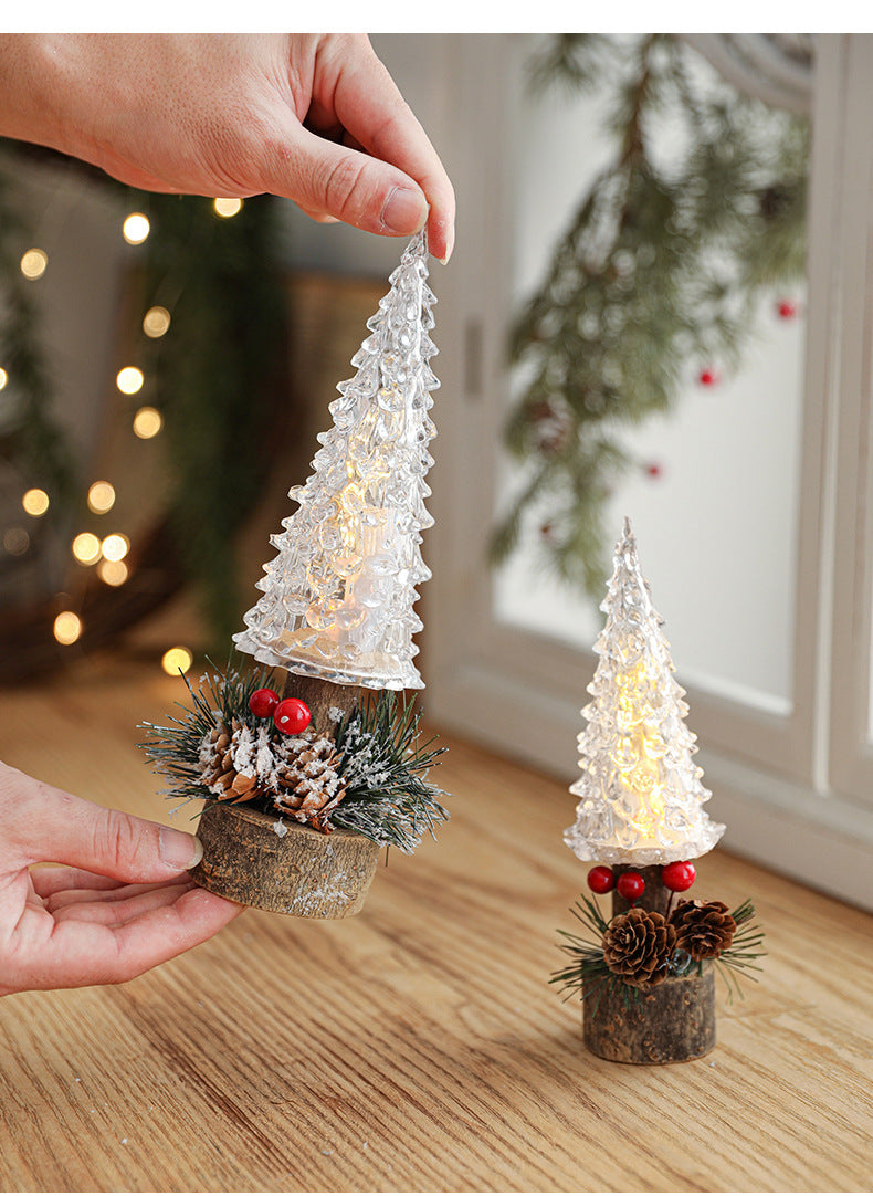 LED Christmas Lantern Table Lamp – Timeless Holiday Decoration