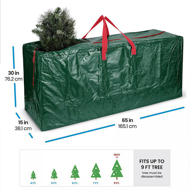 Christmas Tree and Decoration Storage Bag – Large Zippered Holiday Tote
