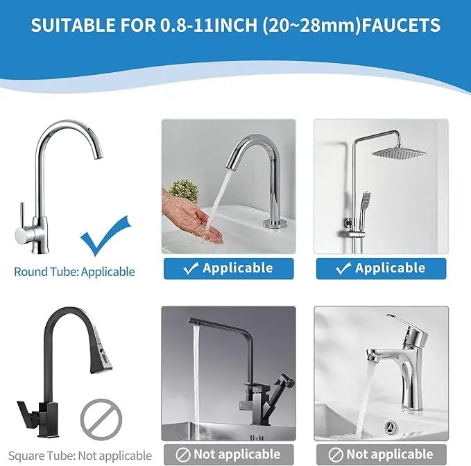Kitchen Faucet Organizer – Rust-Resistant Aluminum, Suction Mount & Tidy