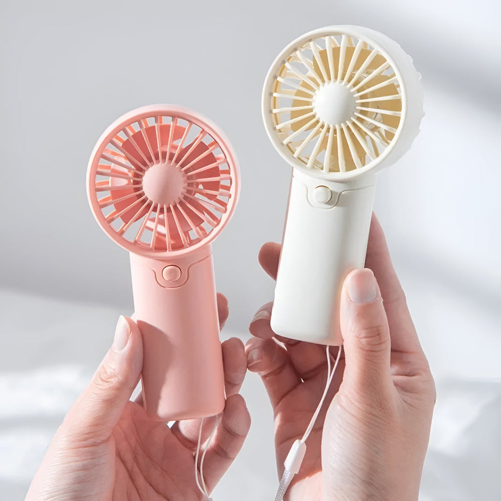 ZenWave Traveler | Portable Mini Fan – Handheld, Battery Powered & Travel-Ready