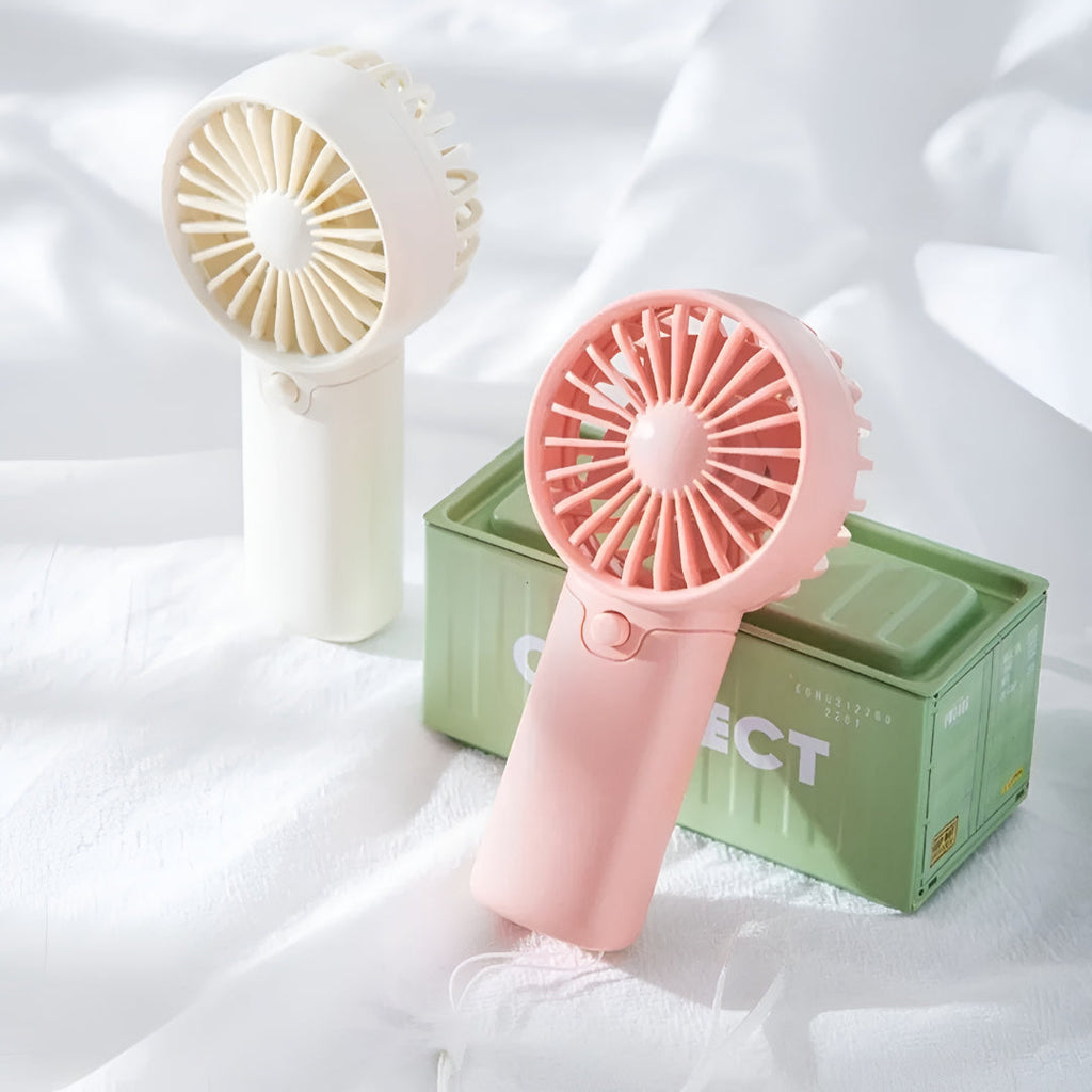 ZenWave Traveler | Portable Mini Fan – Handheld, Battery Powered & Travel-Ready