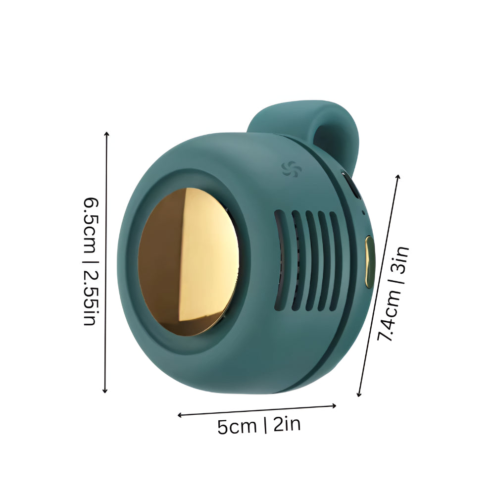 Portable Handheld Mini Fan - USB Rechargeable with Emergency Cooling Mode