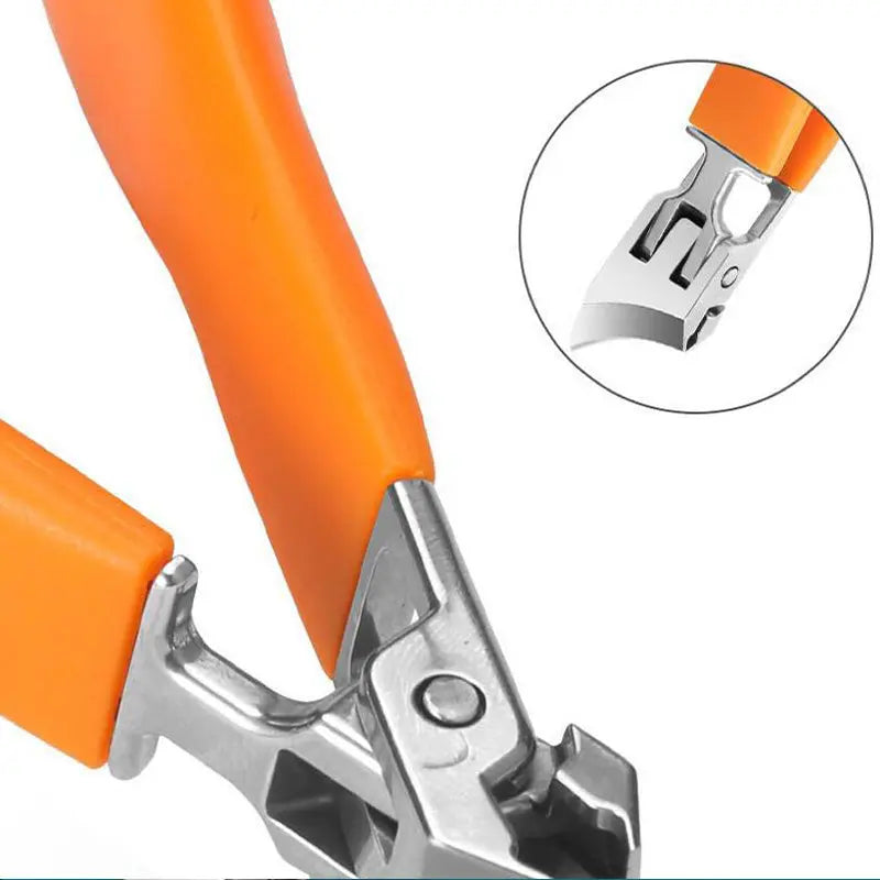 Nail Clipper with Splash Guard – Wide Handle & Effortless Thick Nail Cut