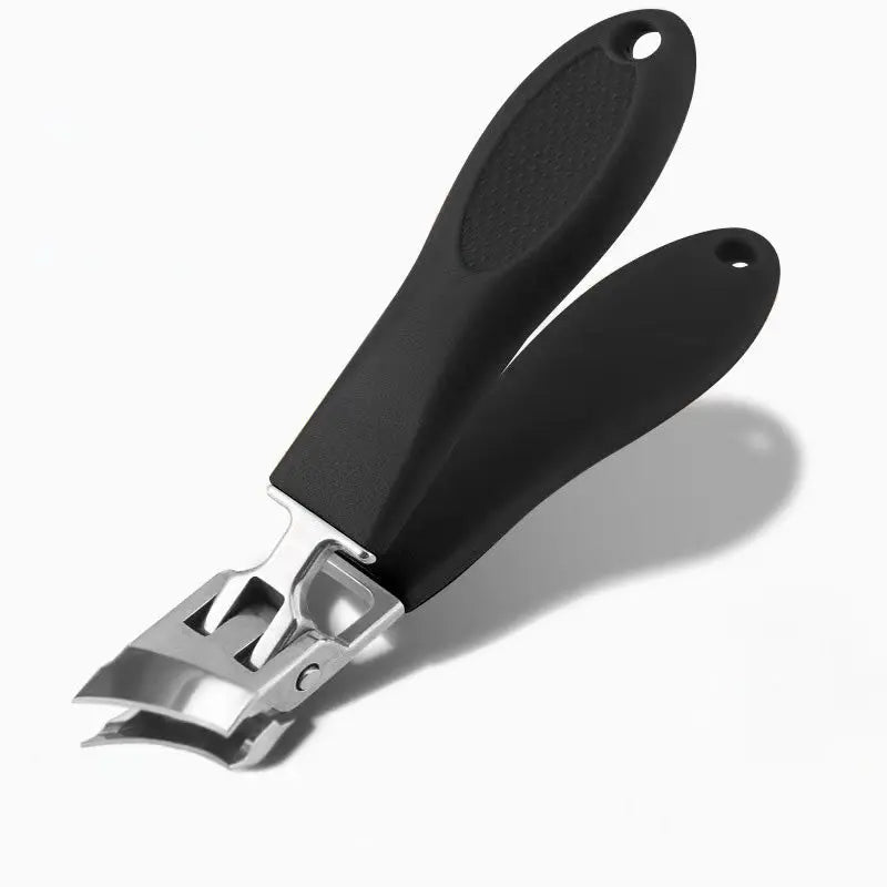 Nail Clipper with Splash Guard – Wide Handle & Effortless Thick Nail Cut