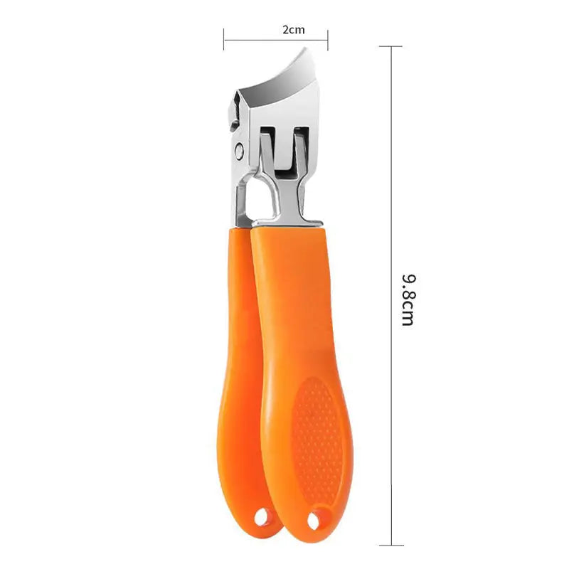 Nail Clipper with Splash Guard – Wide Handle & Effortless Thick Nail Cut