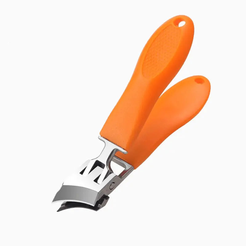 Nail Clipper with Splash Guard – Wide Handle & Effortless Thick Nail Cut