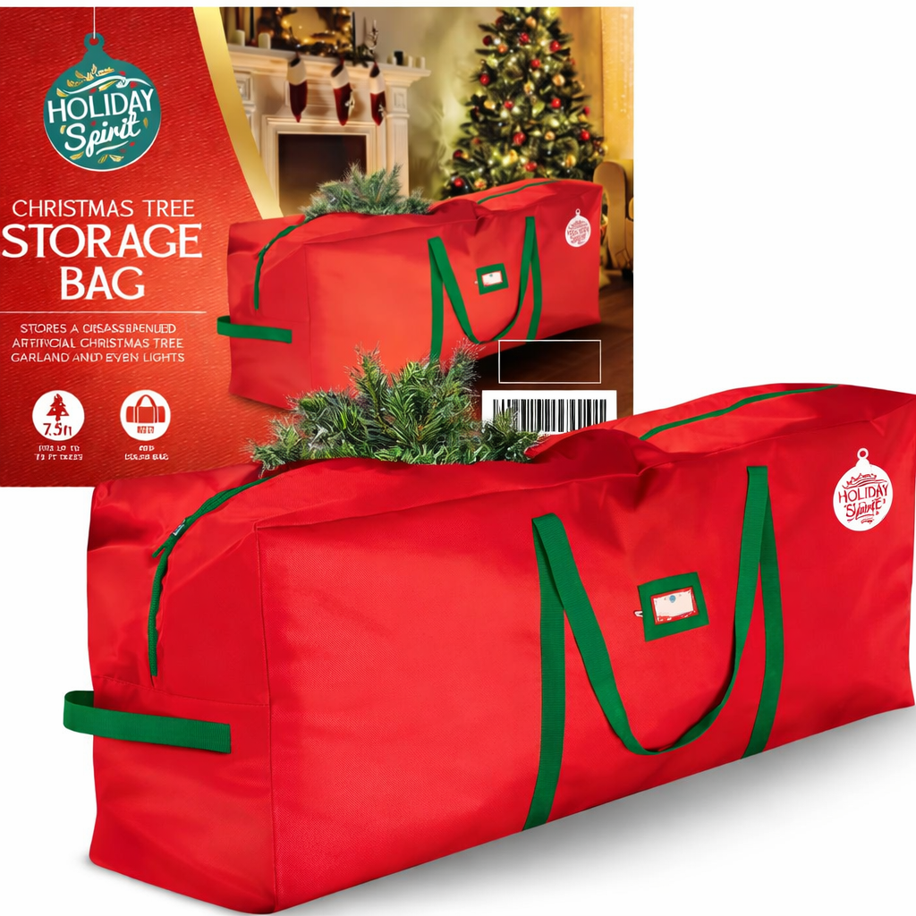 Waterproof Oxford Christmas Tree Storage Bag with Carry Handles