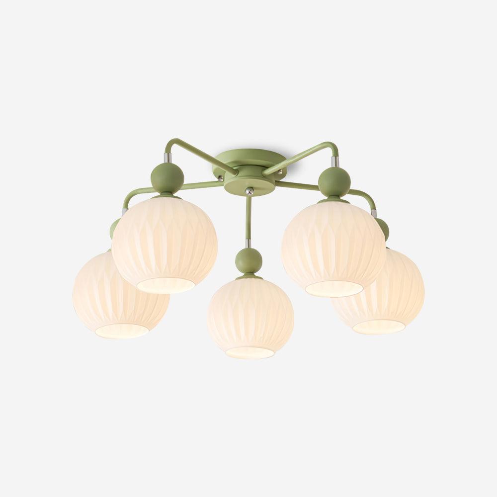 Multi-Light Glass Pendant Ceiling Fixture