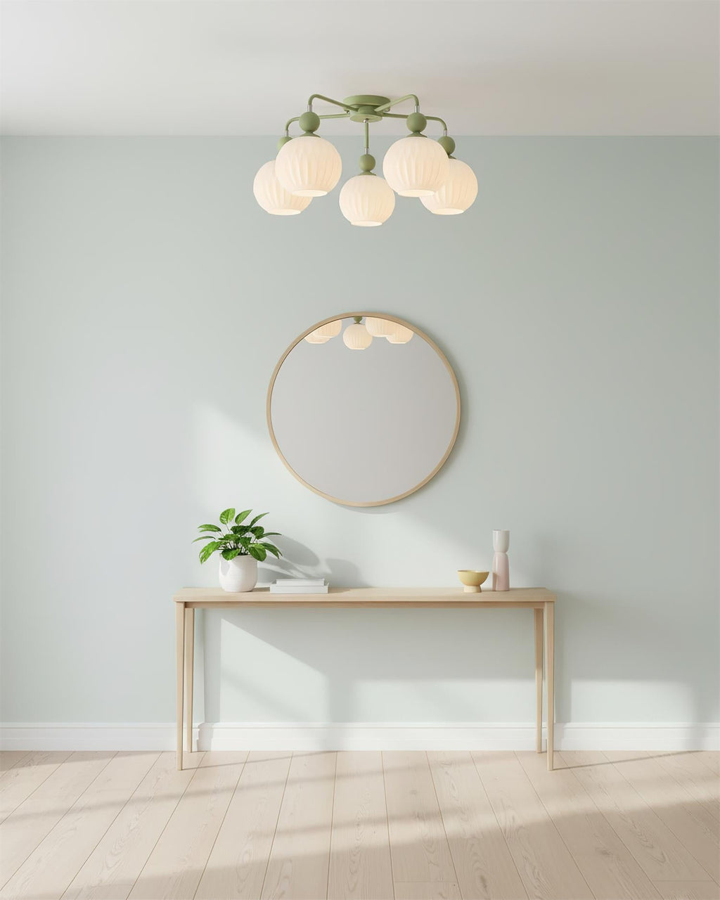 Multi-Light Glass Pendant Ceiling Fixture
