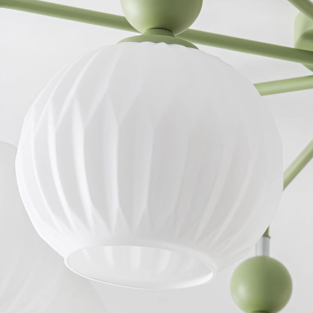 Multi-Light Glass Pendant Ceiling Fixture