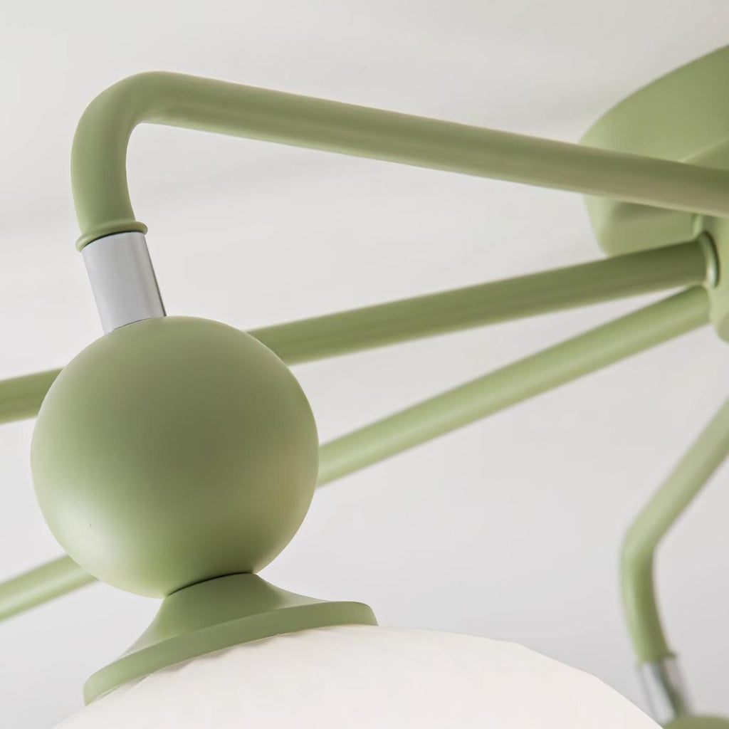 Multi-Light Glass Pendant Ceiling Fixture