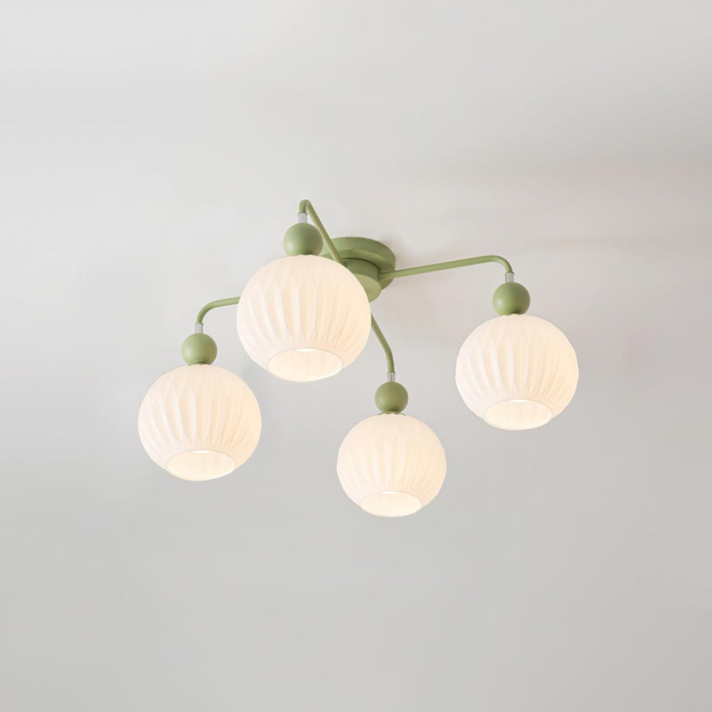 Multi-Light Glass Pendant Ceiling Fixture