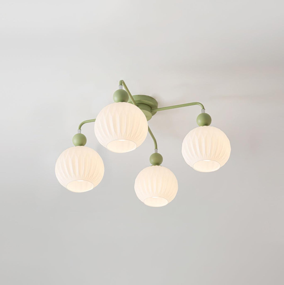 Multi-Light Glass Pendant Ceiling Fixture