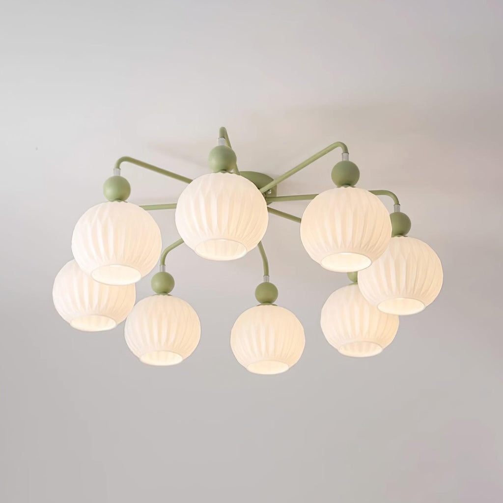Multi-Light Glass Pendant Ceiling Fixture