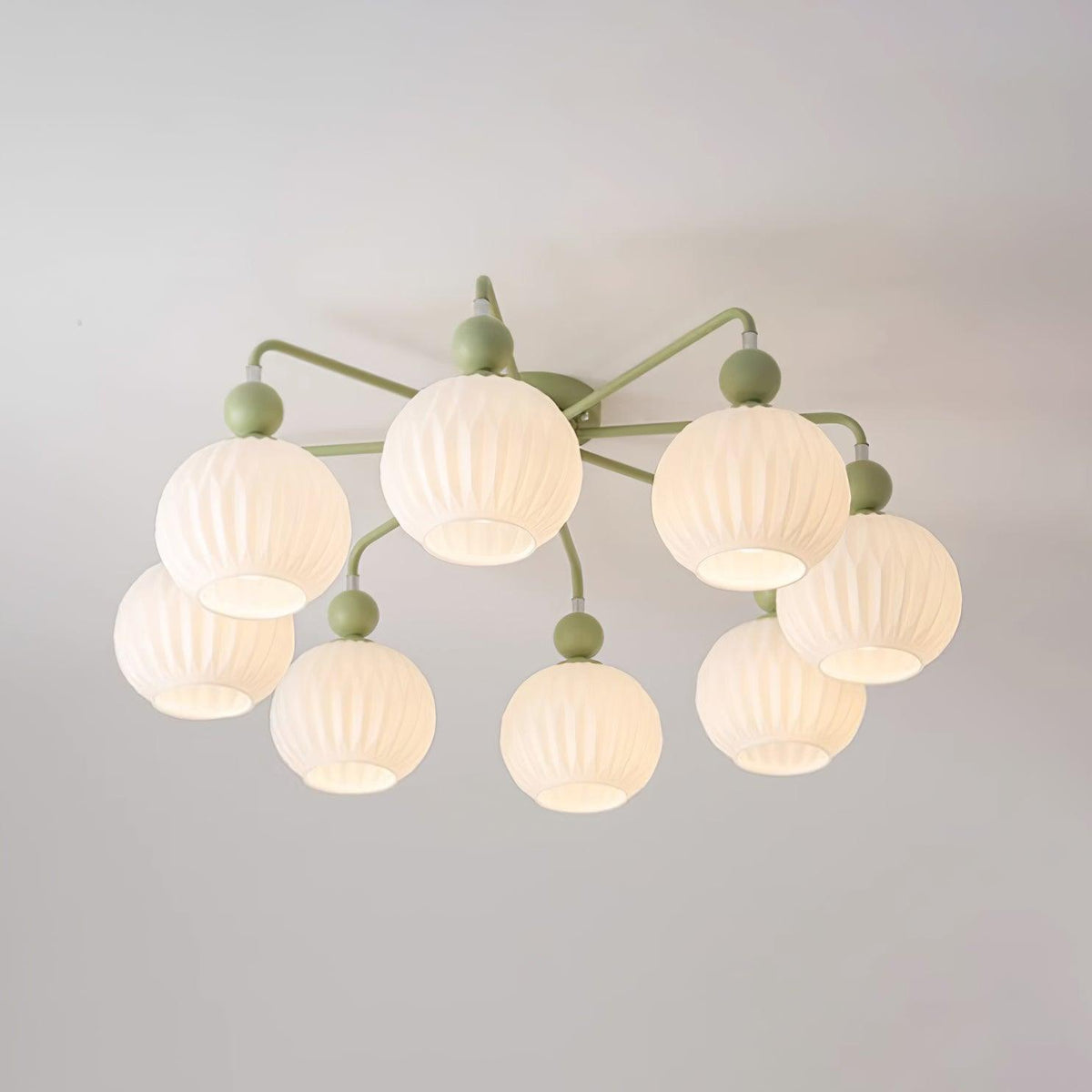 Multi-Light Glass Pendant Ceiling Fixture