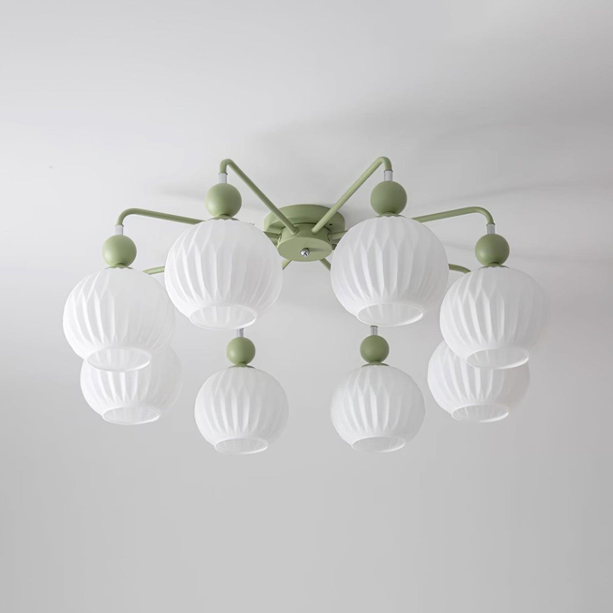 Multi-Light Glass Pendant Ceiling Fixture