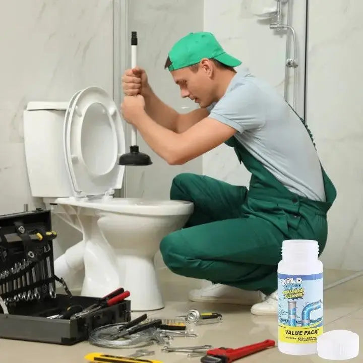 Drain Cleaner Powder – Unclogs Pipes Fast & Chemical-Free Maintenance