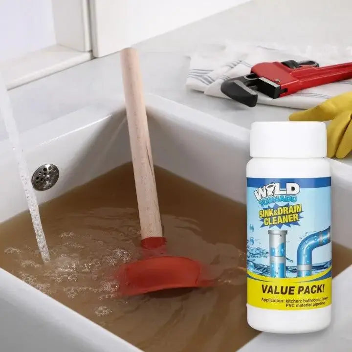 Drain Cleaner Powder – Unclogs Pipes Fast & Chemical-Free Maintenance