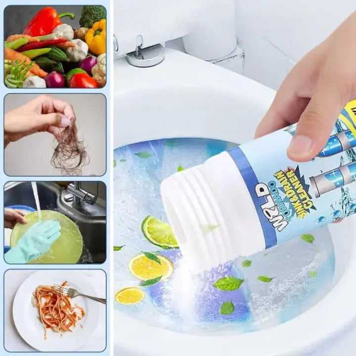 Drain Cleaner Powder – Unclogs Pipes Fast & Chemical-Free Maintenance