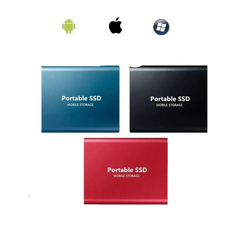 Portable External SSD Drive – High-Speed USB-C Transfer & Compact