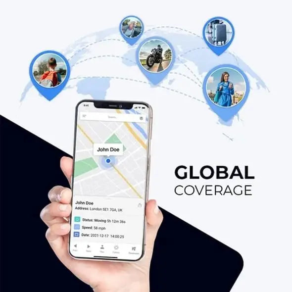 Mini GPS Tracker 2-Pack – Real-Time Tracking, Compact & Long Battery Life