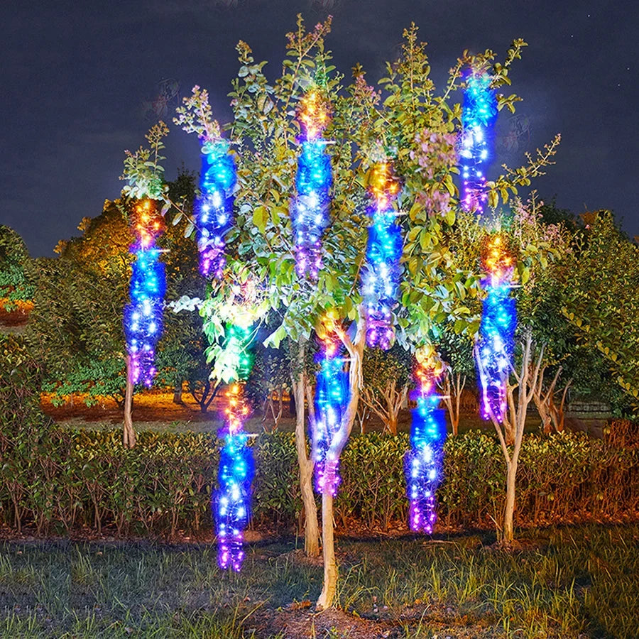 LED Meteor Shower String Lights Outdoor Christmas Lighting