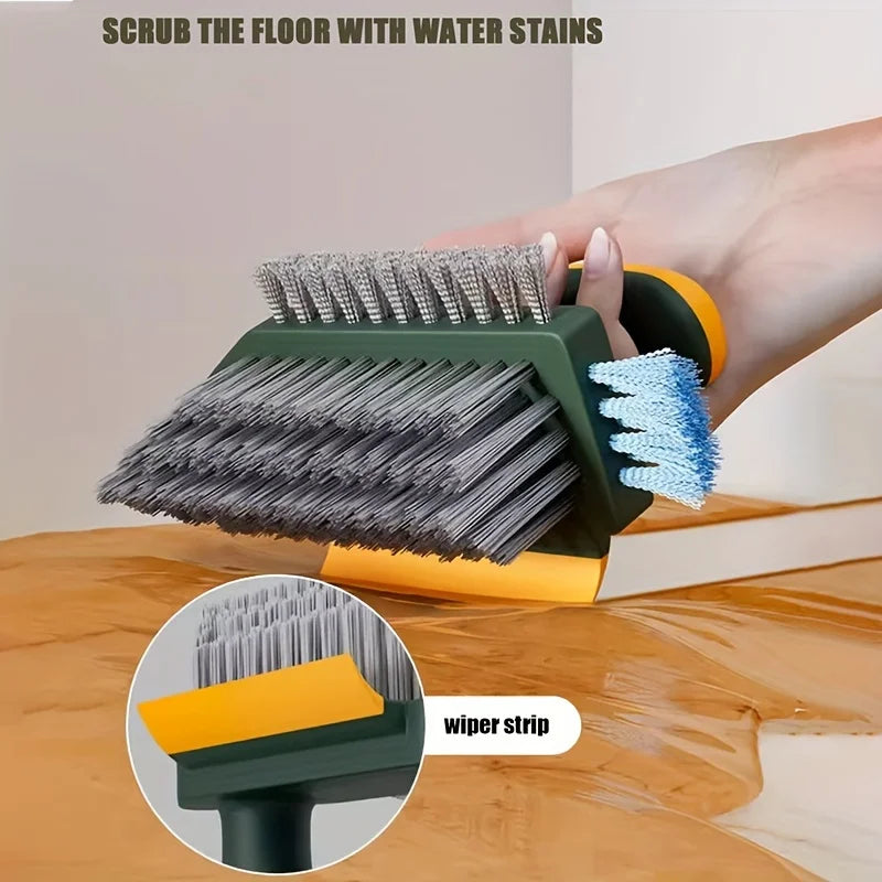 Grout Cleaning Brush Set of 2 – 4-in-1 for Tiles & Glass