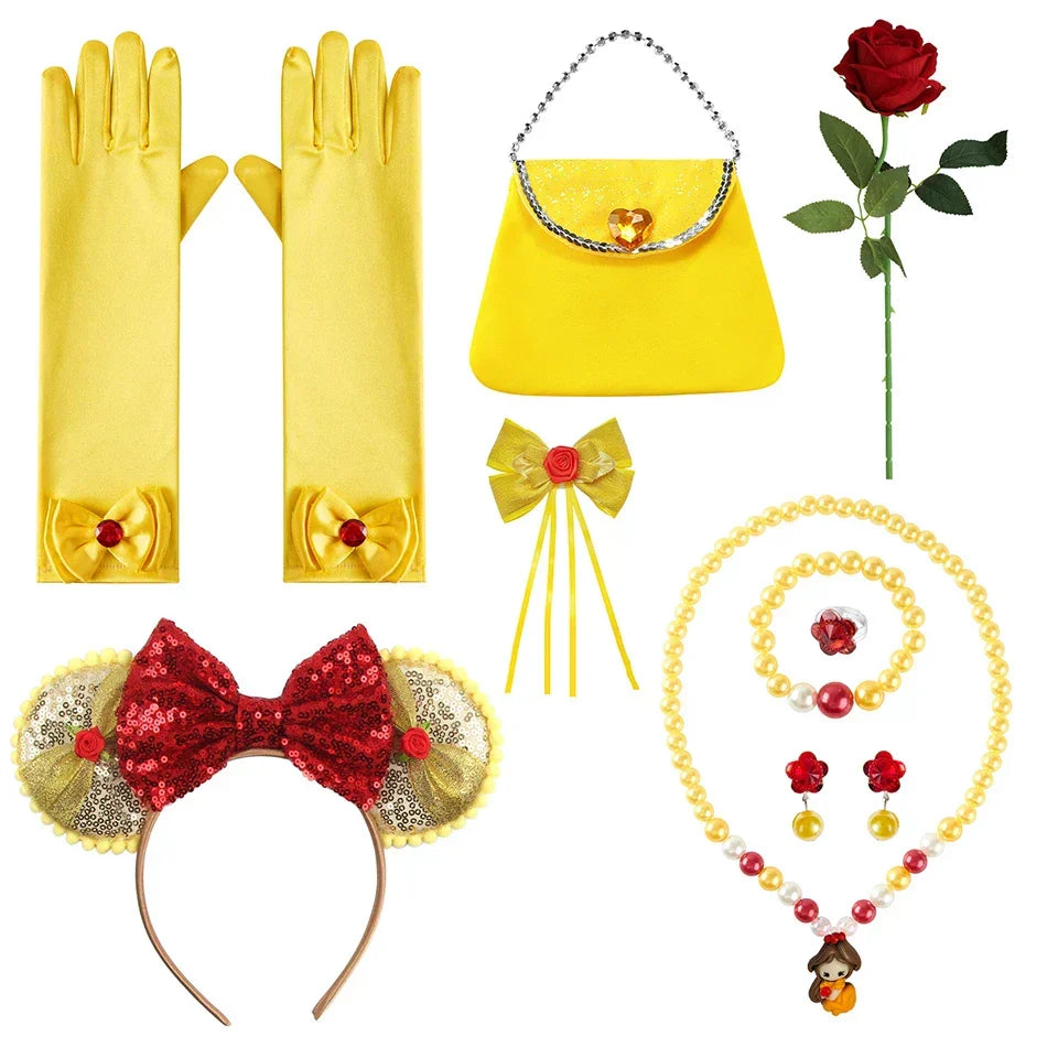 Girls’ Princess Costume Dress and Accessory Set