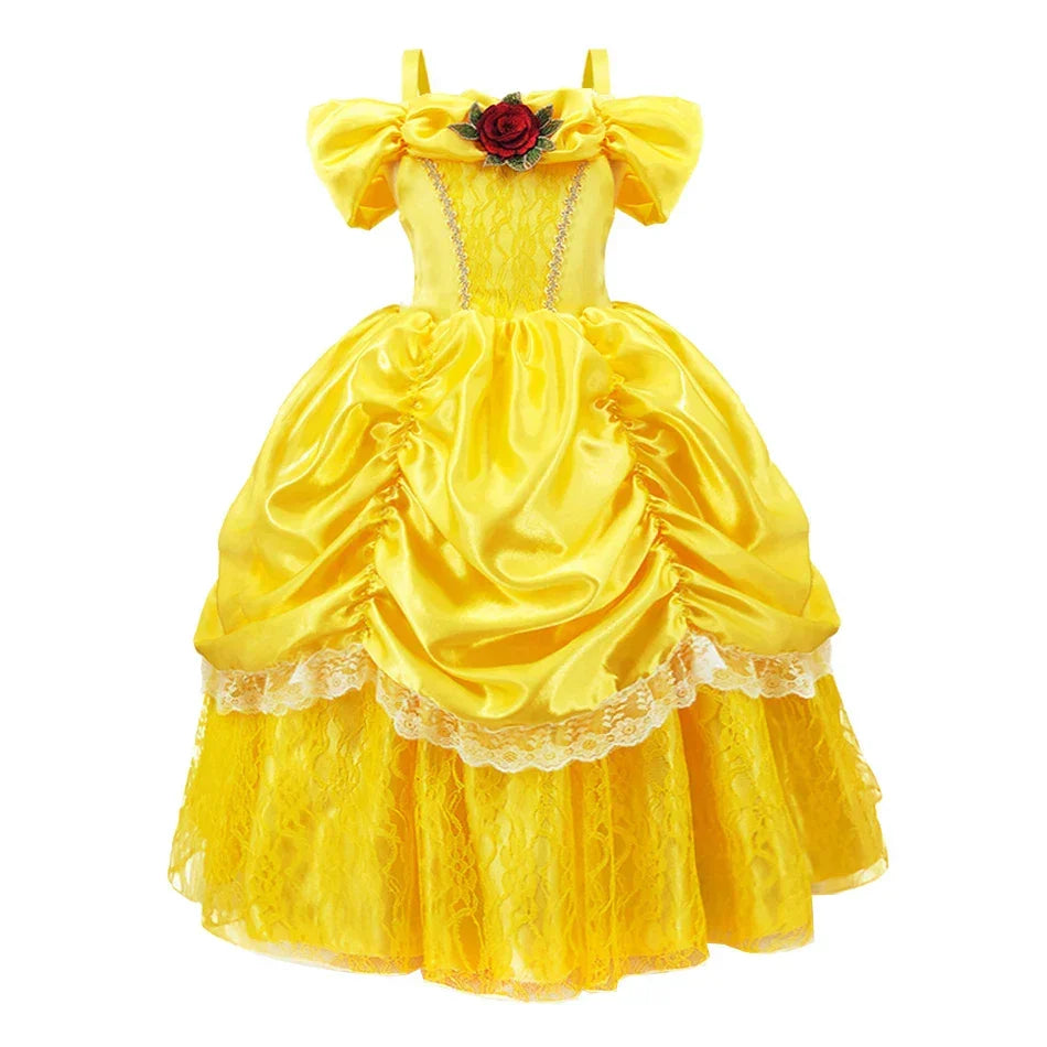 Girls’ Princess Costume Dress and Accessory Set