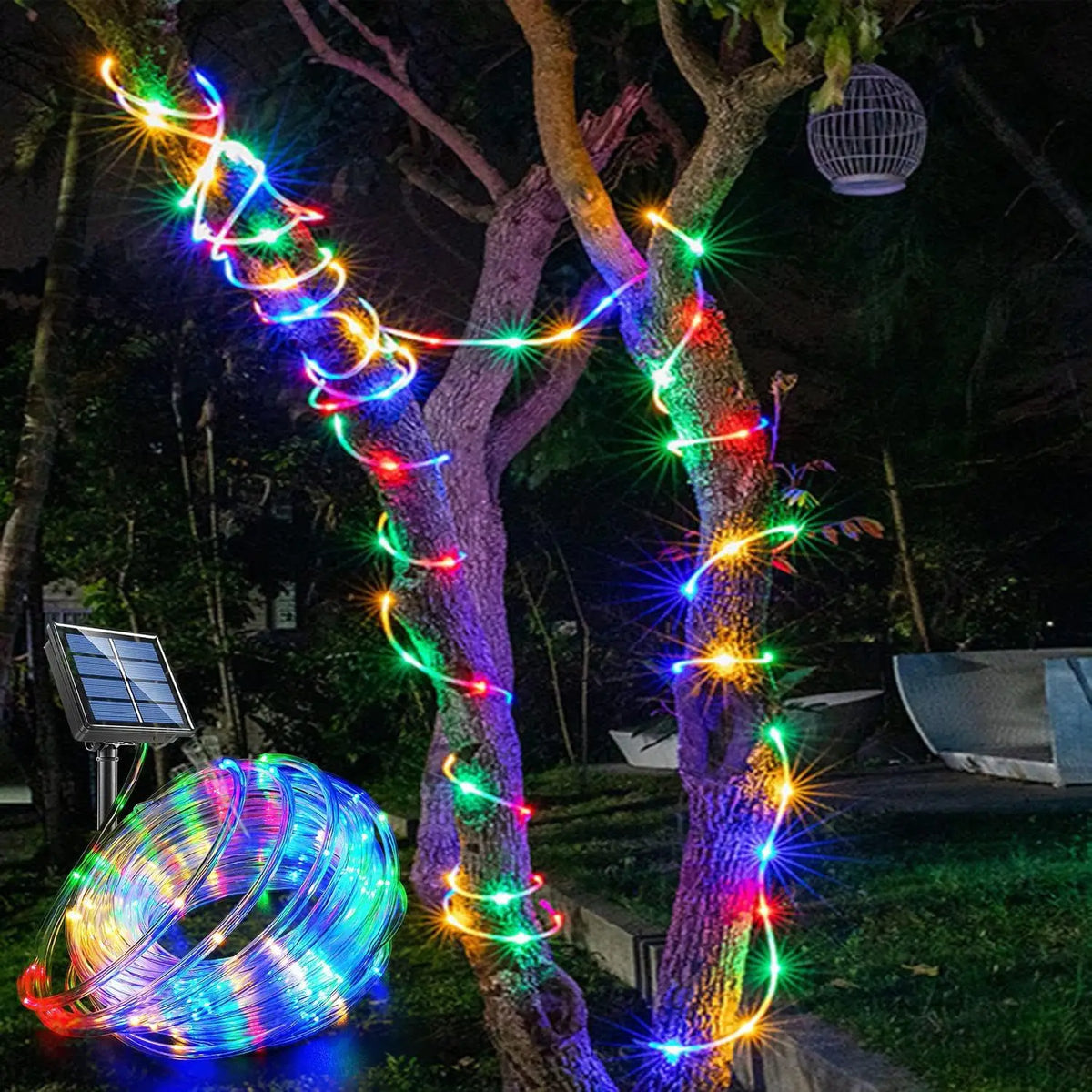 Solar Outdoor Christmas String Lights – Waterproof Garden Fairy Lights, 7 to 32 m