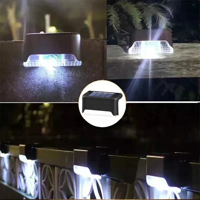 Solar Step Lights 8-Pack – Outdoor Path Illumination & Auto On/Off