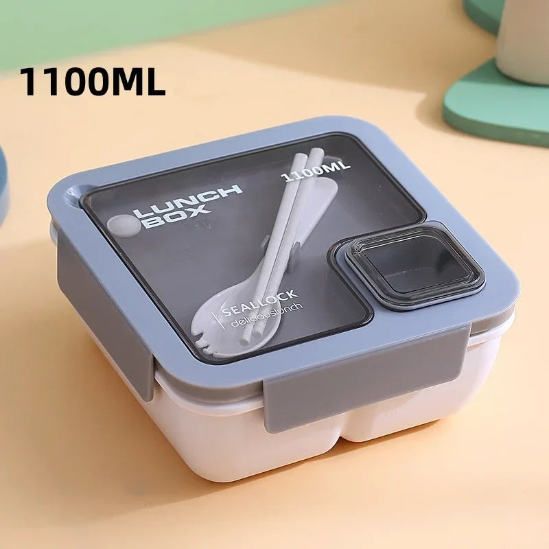 Bento Lunch Boxes – Leak-Proof with Cutlery, Microwave &amp; Dishwasher Safe