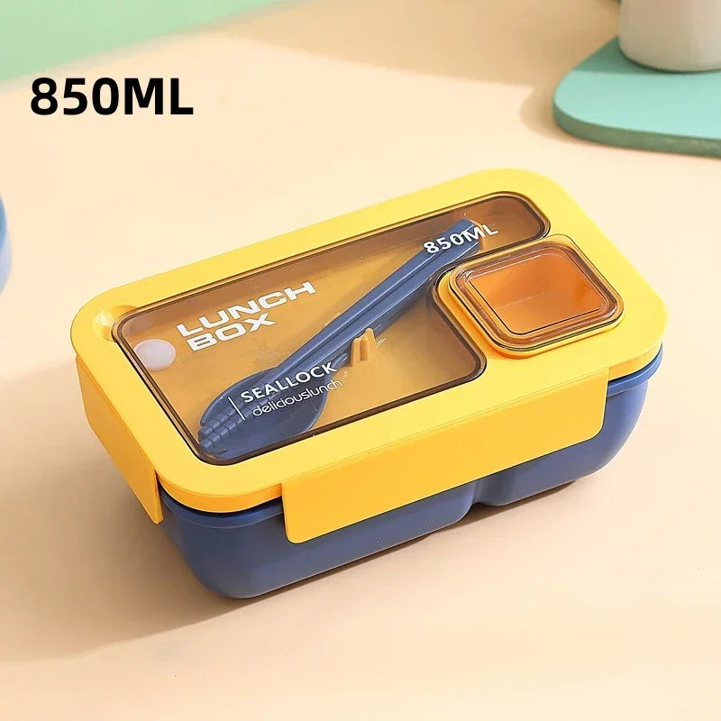 Bento Lunch Boxes – Leak-Proof with Cutlery, Microwave &amp; Dishwasher Safe