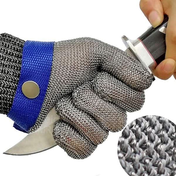 Cut-Resistant Stainless Steel Safety Gloves – Maximum Protection for Kitchen