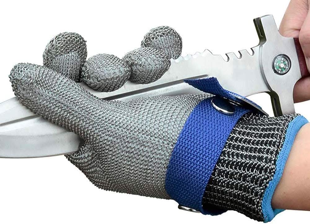 Cut-Resistant Stainless Steel Safety Gloves – Maximum Protection for Kitchen