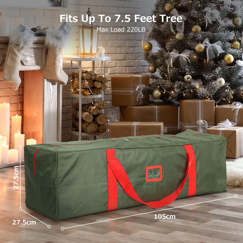 Waterproof Oxford Christmas Tree Storage Bag with Carry Handles