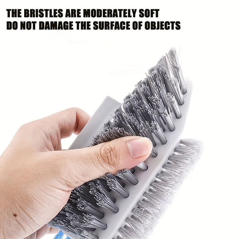 Grout Cleaning Brush Set of 2 – 4-in-1 for Tiles & Glass