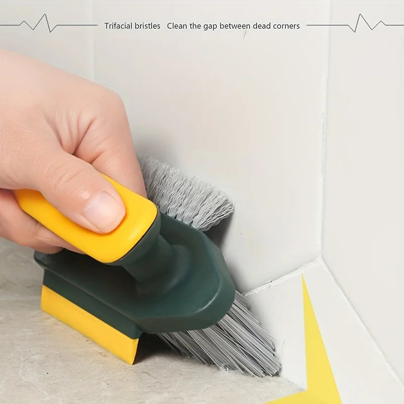 Grout Cleaning Brush Set of 2 – 4-in-1 for Tiles & Glass