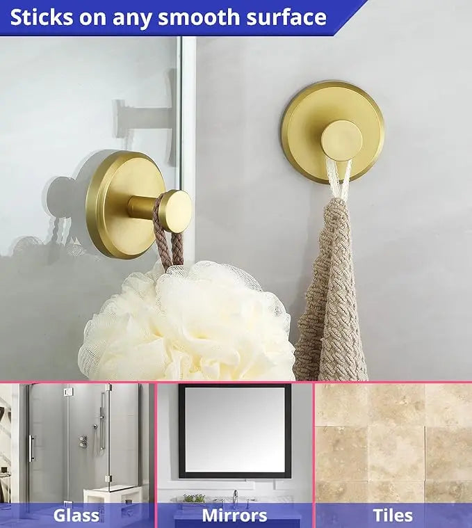 Suction Cup Hooks for Wreaths & Decor – Strong Hold, No Drill & 2-Pack