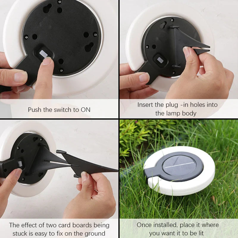 Solar Garden Spike Light – 360° Adjustable Head &amp; IP65 Weatherproof